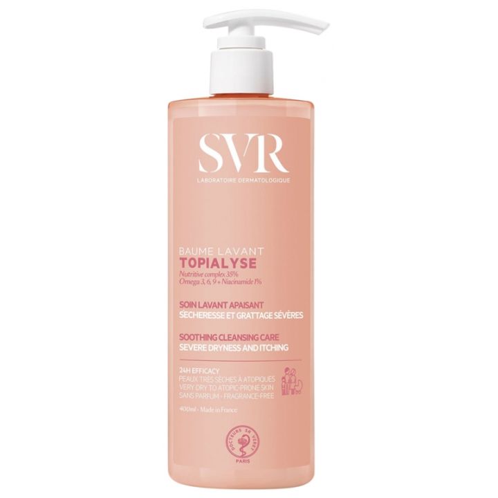 Topialyse Waschbalsam für sehr trockene Haut SVR - Pumpflasche mit 400 ml