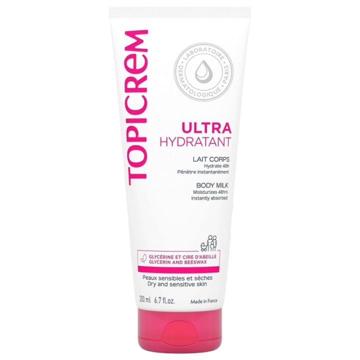 Ultra-feuchtigkeitsspendende Körpermilch Topicrem - Tube mit 200 ml