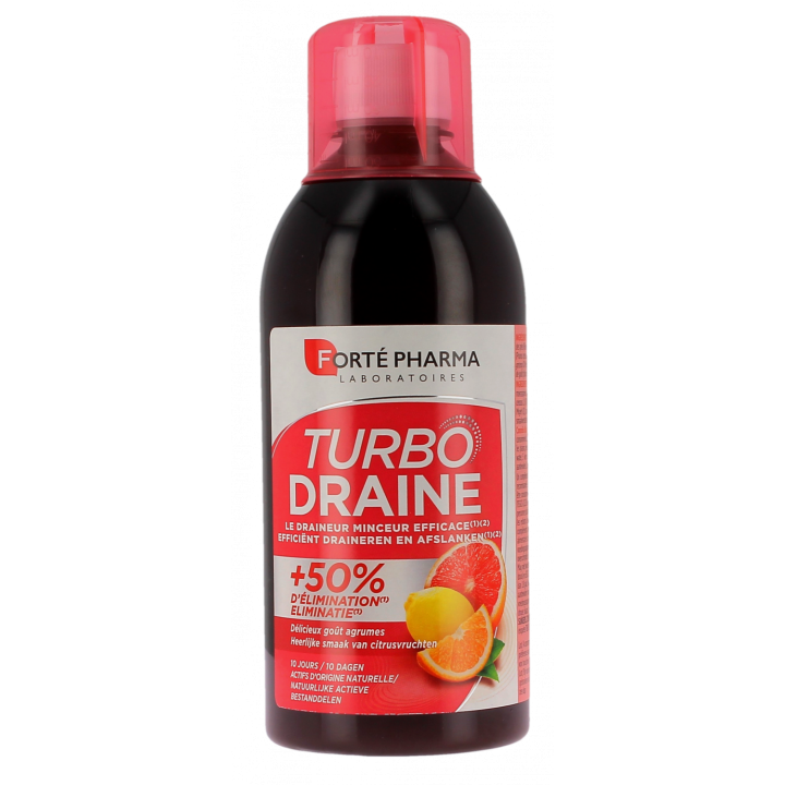 Turbodrain Geschmack Zitrus Forté Pharma - Flasche mit 500 ml