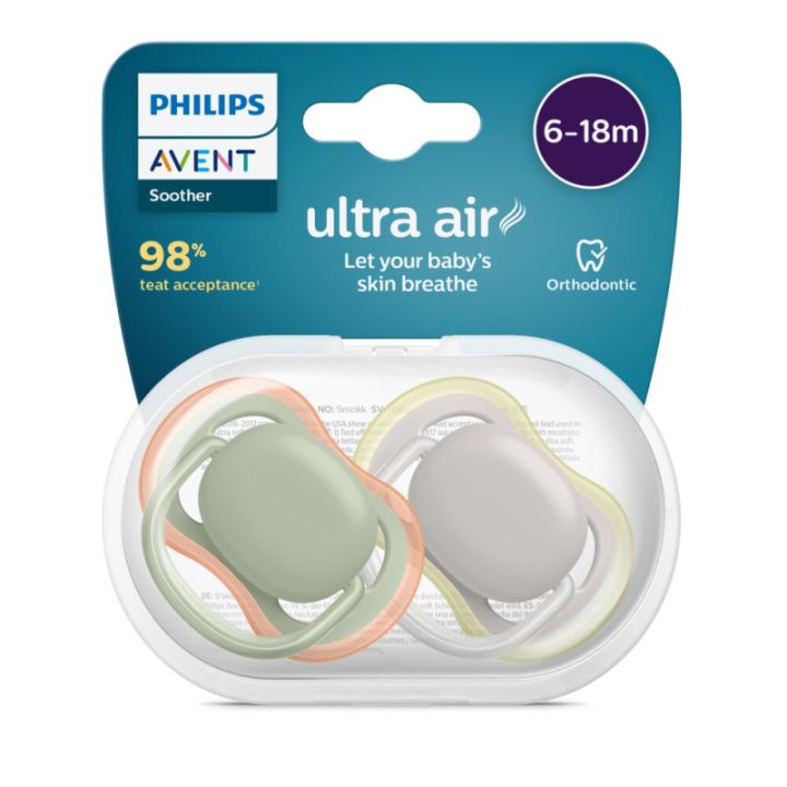 Ultra Air Schnuller 6-18 Monate Philips Avent - 2er-Pack Schnuller