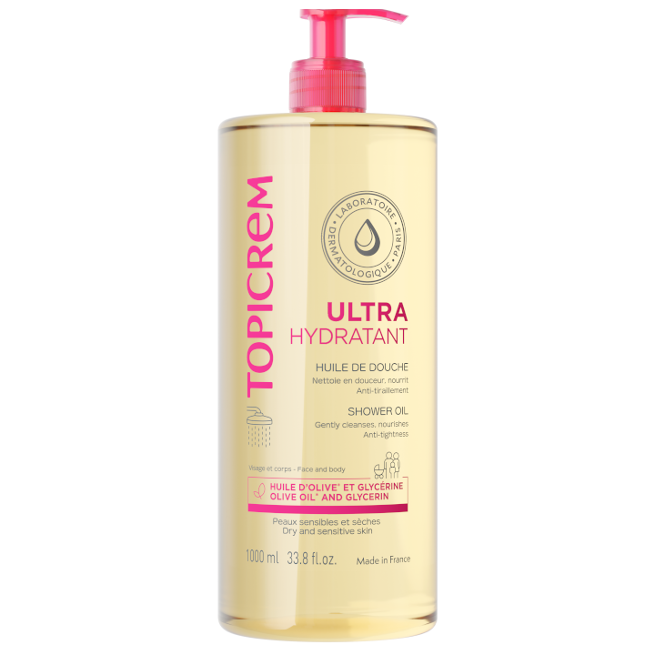 Ultra-feuchtigkeitsspendendes Duschöl Topicrem - Pumpflasche 1 L