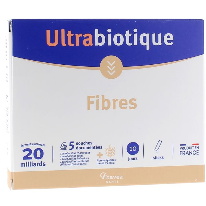 Ultrabiotikum Fasern 10 Tage Nutrisanté - Box mit 10 Sticks