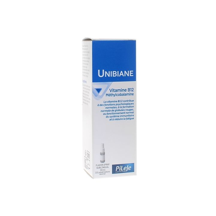 Unibiane Vitamin B12 Pileje - Spray von 20 ml