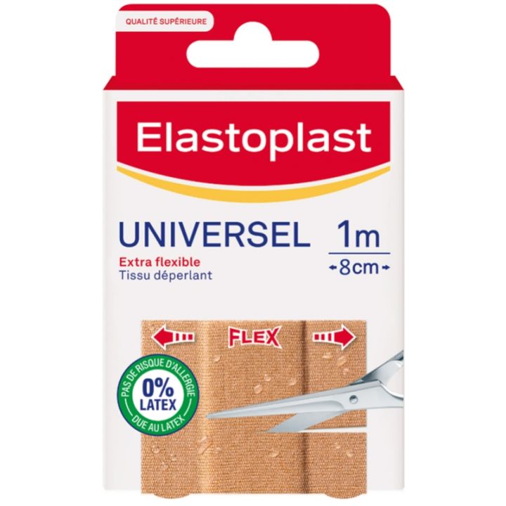 Universelle Elastoplast Schneidband - Box mit einem Band von 1m x 8cm