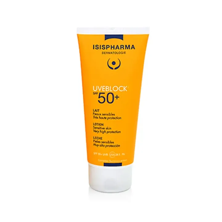 Uveblock SPF50+ Milch sehr hoher Schutz Isispharma - Tube mit 100ml