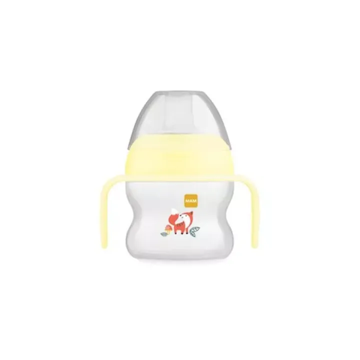 Weiche Tasse 6 Monate und älter gelb MAM - 1 Tasse mit 150 ml