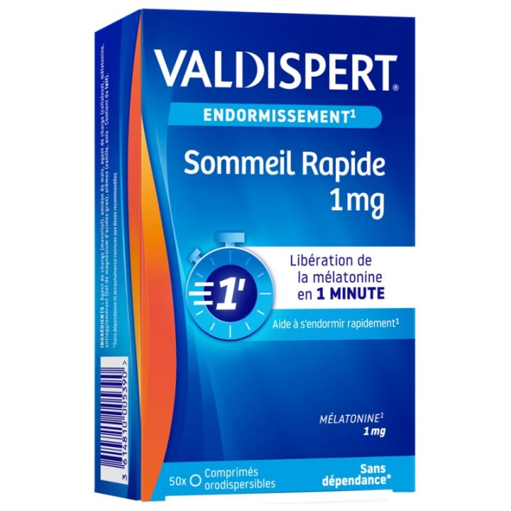 Schnellschlaf 1 mg Valdispert - Packung mit 50 orodispersiblen Tabletten