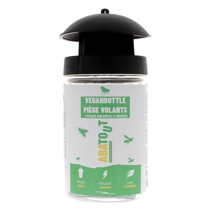 Veganbottle Fliegenfalle für Wespen und Fliegen Abatout - eine Falle