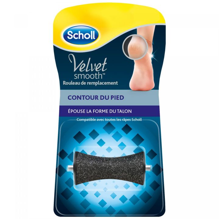 Velvet Smooth Ersatzrolle Fußkontur Scholl - eine Rolle