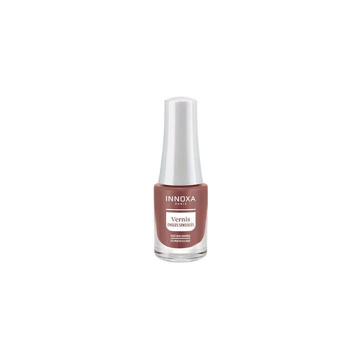 Hypoallergener Nagellack Braun-Rosa 302 Innoxa - Flasche mit 5 ml