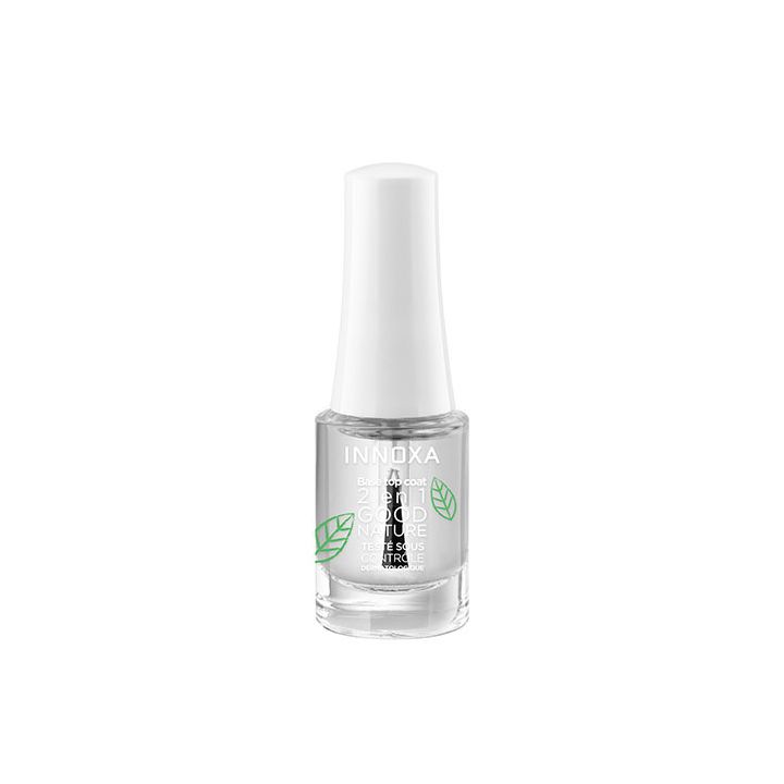 Farbloser 2-in-1 Basis-Topcoat Innoxa - Flasche mit 5 ml