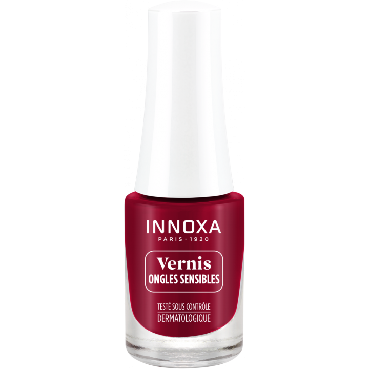Hypoallergener Nagellack Rot Rot 410 Innoxa - Flasche mit 5 ml