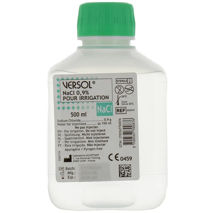 Versol NaCl 0,9% Lösung zur Spülung - Flasche mit 500 ml
