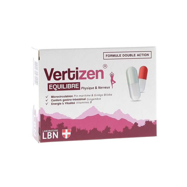 VertiZen Gleichgewicht Labor LBN - Packung mit 60 Kapseln