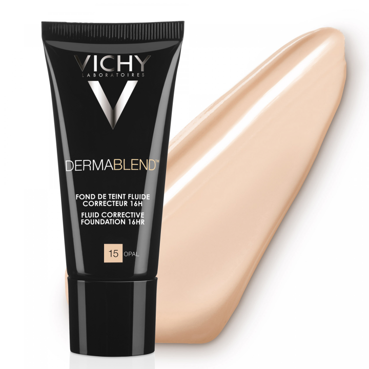 Dermablend flüssige Korrektur-Foundation 16h SPF 35 Farbton 15 Opal Vichy - Tube mit 30 ml