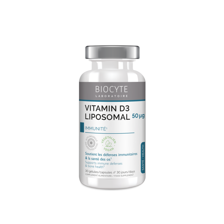 Vitamin D Liposomal Biocyte - Packung mit 30 Kapseln
