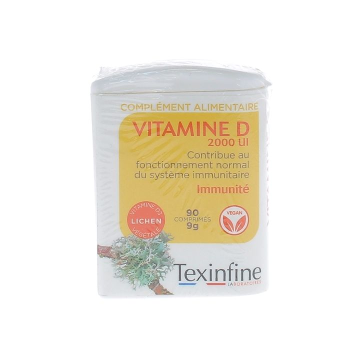 Vitamin D Texinfine - Packung mit 90 Tabletten