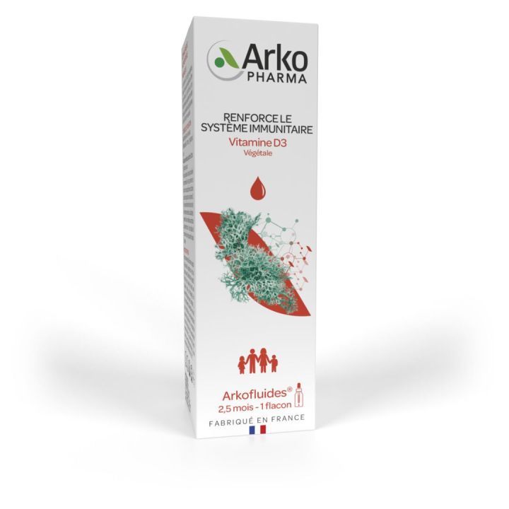 Vitamin D3 pflanzlich Arkopharma - Pipettenflasche 15ml