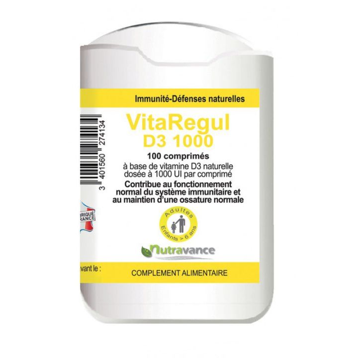 Vitaregul D3 1000 Nutravance - 100 Tabletten