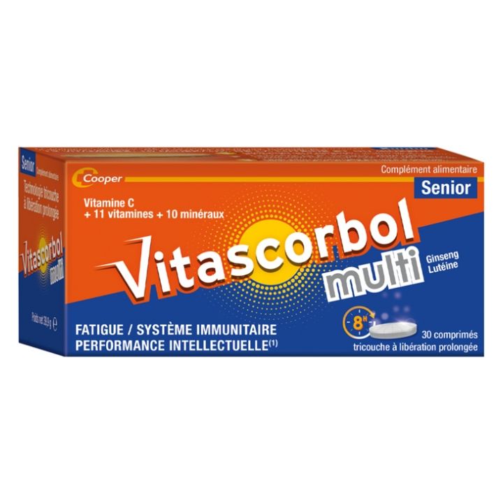 Vitascorbol Multi Senior - Packung mit 30 Tabletten