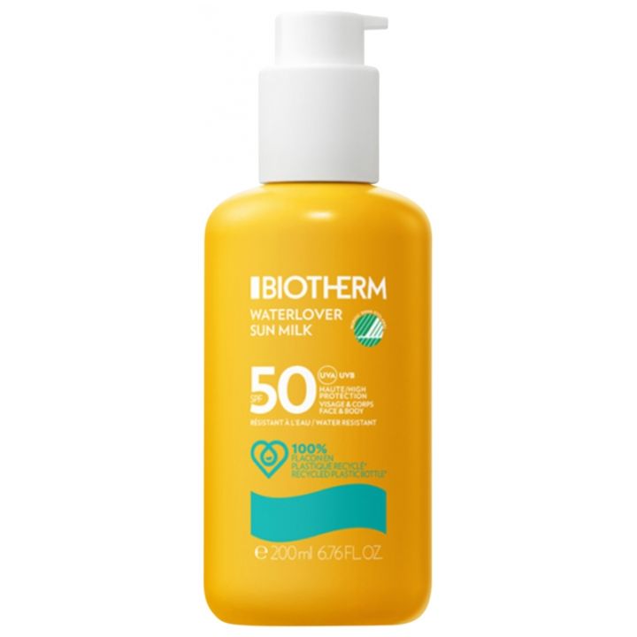 Waterlover Sonnenmilch SPF50 Biotherm - Pumpflasche mit 200 ml