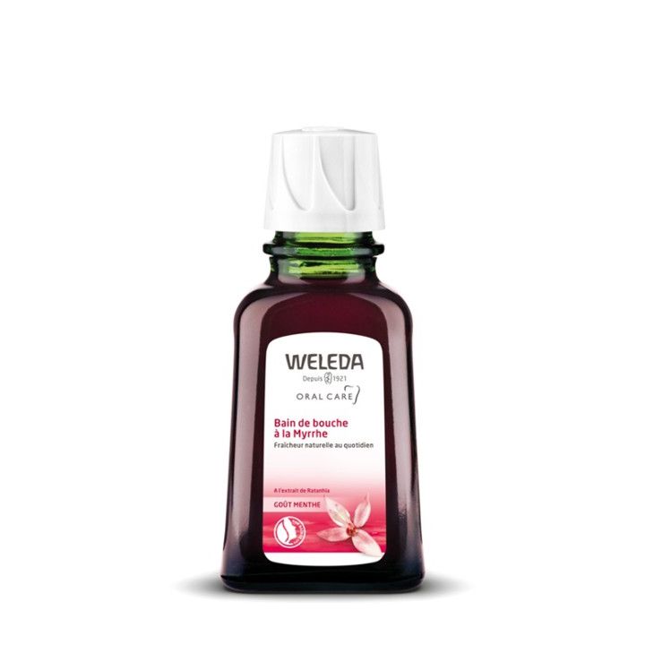 Mundspülung mit Myrrhe Weleda - Flasche mit 50 ml
