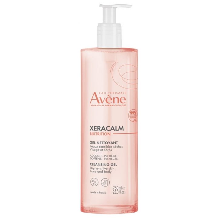 Xeracalm Nutrition Reinigungsgel Avène - Pumpflasche 750 ml