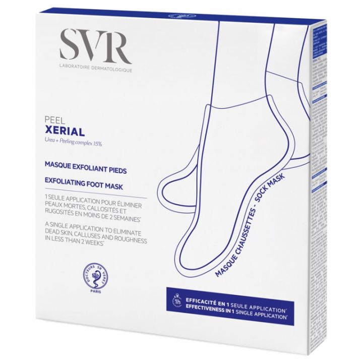 Xerial Peel Fußpeelingmaske SVR - Schachtel mit einer Maske