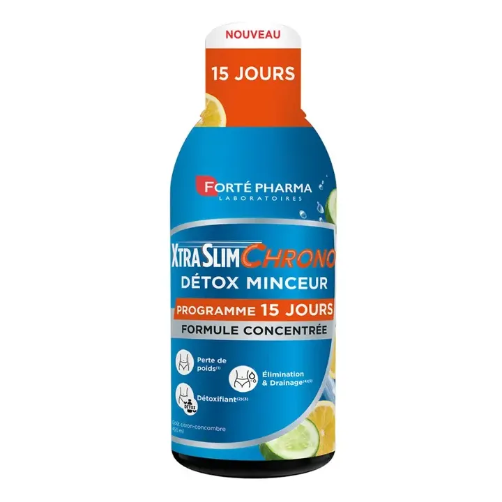XtraSlim Chrono Detox Gewichtsreduktion Forté Pharma - Flasche mit 450ml