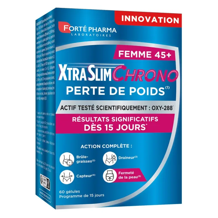 XtraSlim Chrono Gewichtsverlust Frauen 45+ Forté Pharma - Packung mit 60 Kapseln