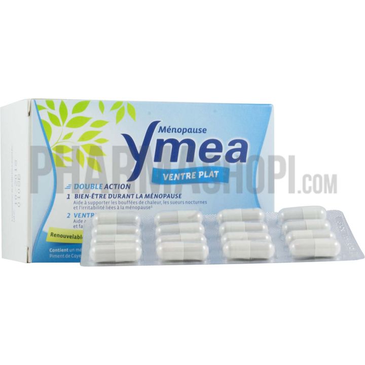 Ymea Menopause flacher Bauch - Packung mit 128 Kapseln