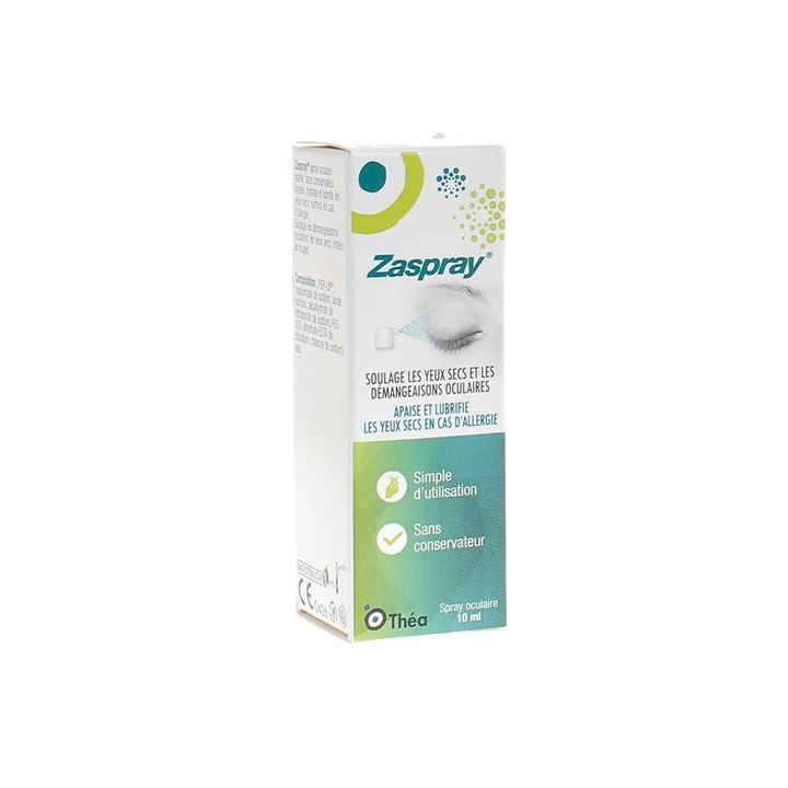 Zaspray beruhigendes und befeuchtendes Augenspray Théa - Flasche mit 10 ml