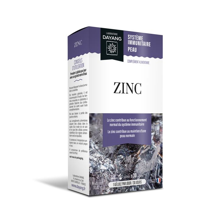 Zinc Dayang - Packung mit 30 Kapseln