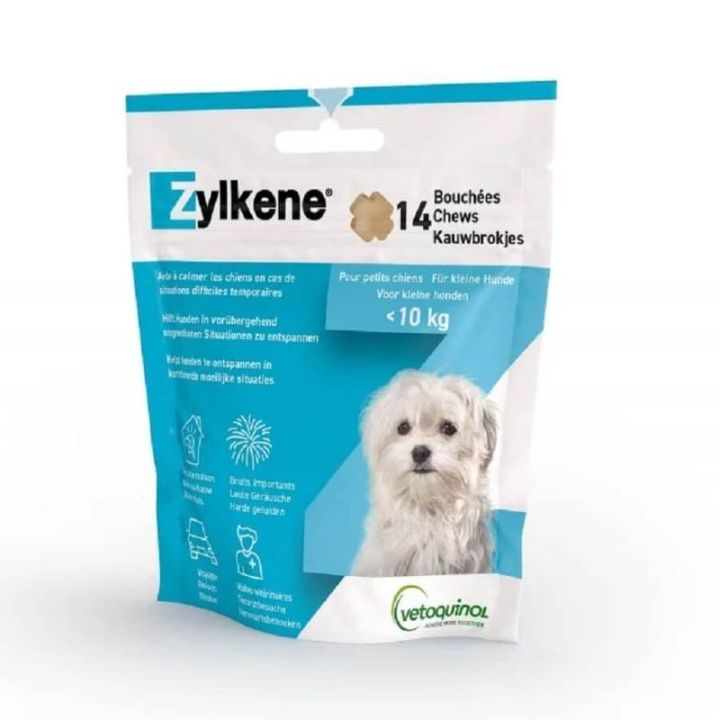 Zylkene Happen für Hunde unter 10 kg Vetoquinol - Beutel mit 14 Happen