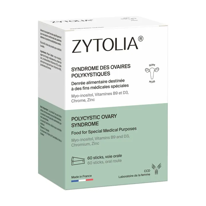 Zytolia Syndrom der polyzystischen Ovarien CCD - Packung mit 60 Sticks zum Verdünnen