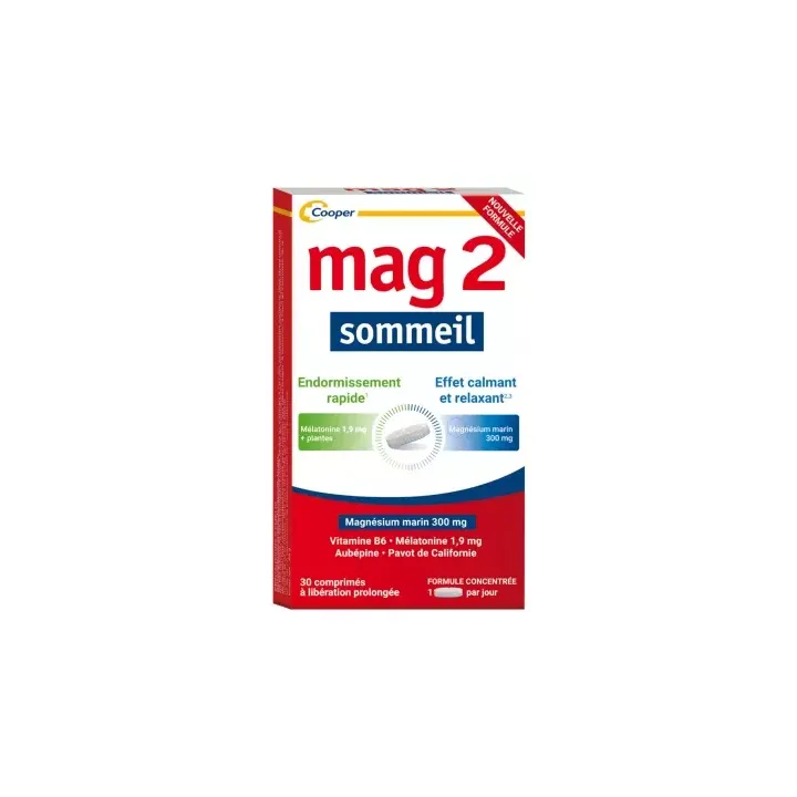 Mag 2 Schlaf Cooper - Packung mit 30 Tabletten
