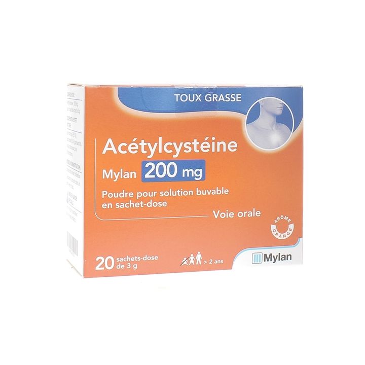 Acetylcystein Mylan 200mg - 20 Beutel