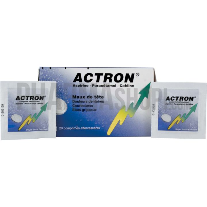 Actron Brausetabletten - Packung mit 20 Tabletten