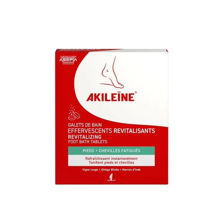Revitalisierende Sprudelbadesteine Akileïne - Schachtel mit 6 Steinen