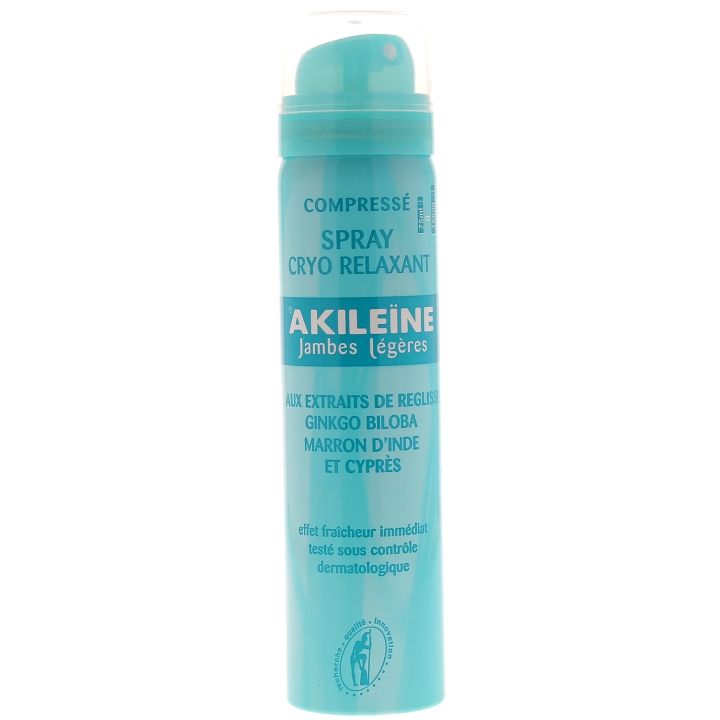 Akileïne Cryo-Relax-Spray für leichte Beine - Spray mit 75 ml