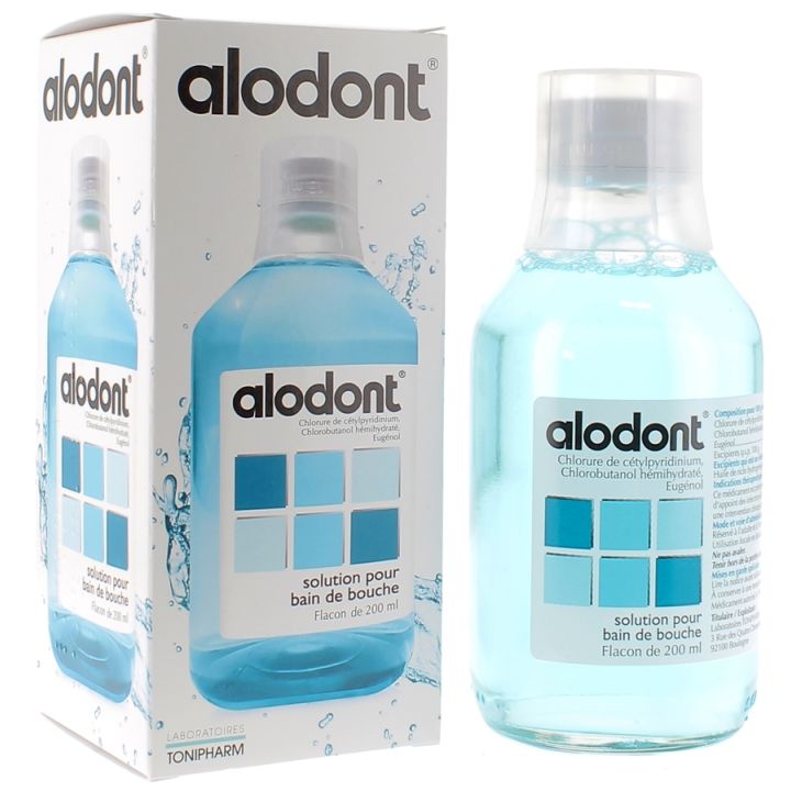Alodont Lösung für Mundspülung - Flasche mit 200 ml