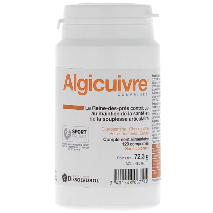 Algicuivre comprimiert Gelenkkomfort - Packung mit 120 Tabletten