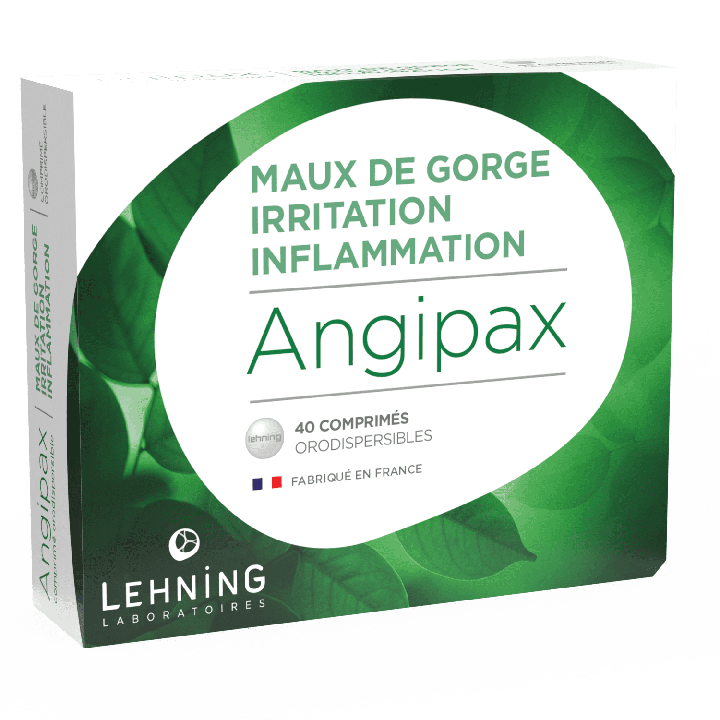 Angipax orodispersible Tabletten Lehning - Packung mit 40 Tabletten