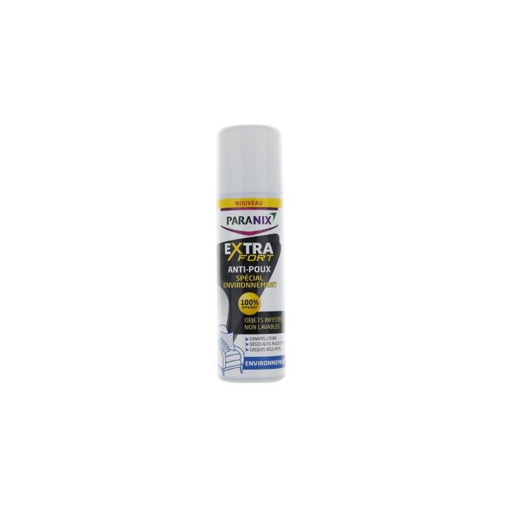 Anti-Läuse Extra stark Spezialumgebung Paranix - Spray von 150 ml