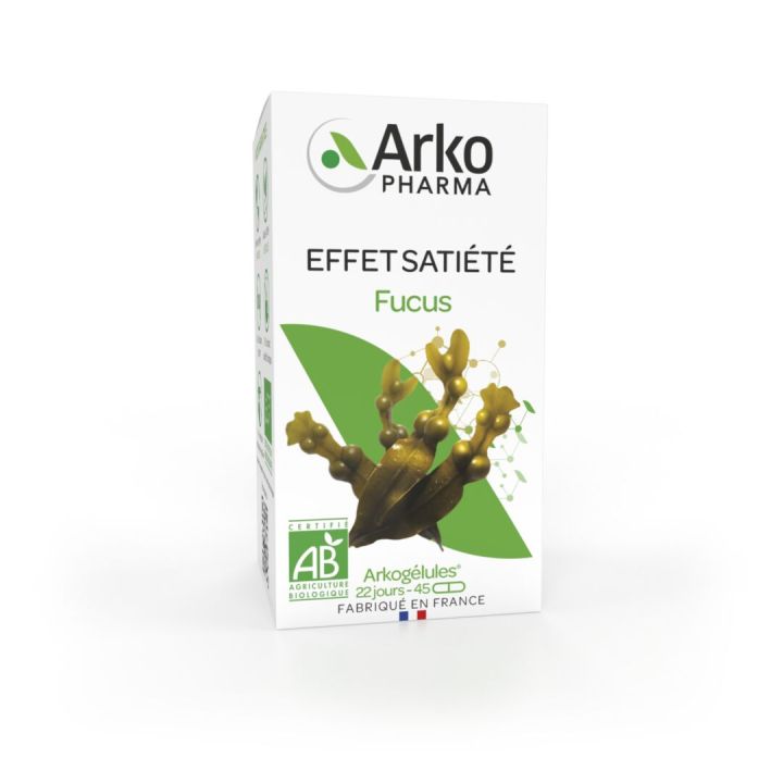 Arkogélules Fucus Bio Arkopharma - Packung mit 45 Kapseln