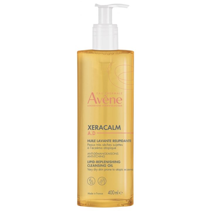 XeraCalm A.D rückfettendes Reinigungsöl Avène - Pumpflasche mit 400 ml