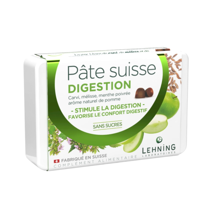 Schweizer Verdauungsbonbons Lehning - Dose mit 40 Gummis