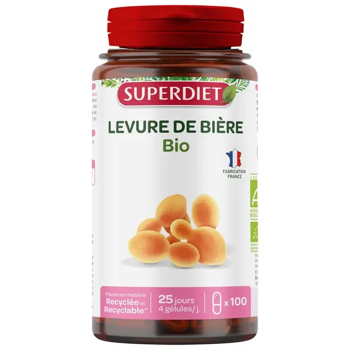 Bio-Bierhefe Super Diet - Dose mit 100 Kapseln