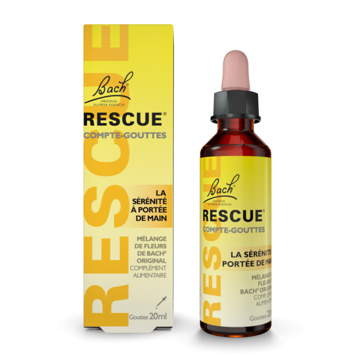 Bach-Blüten Rescue Konzentration der Gelassenheit - Flasche mit 20 ml