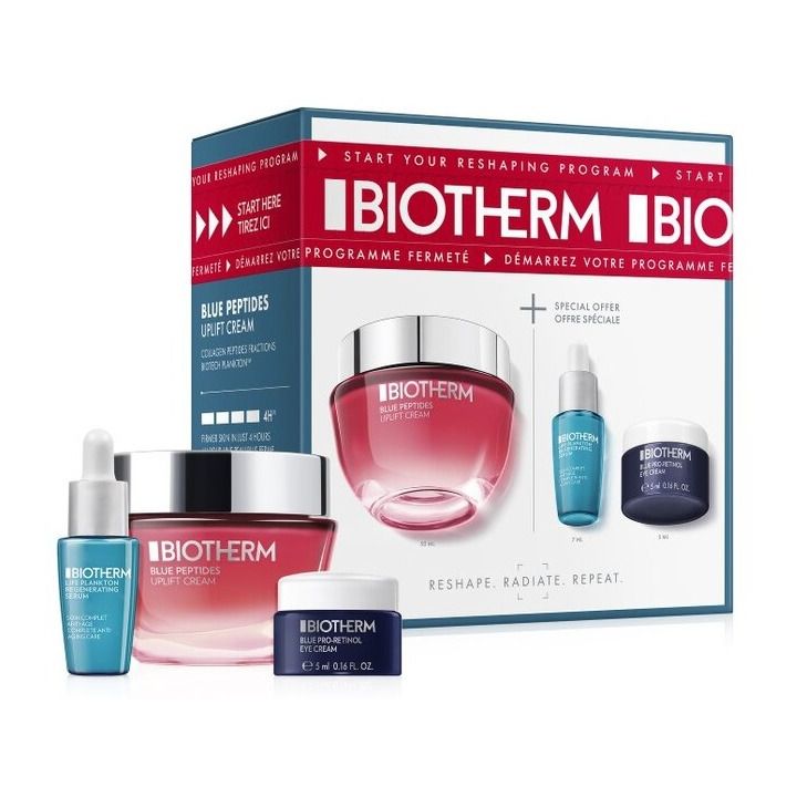 Coffret blue peptides uplift Biotherm - Set mit 3 Produkten